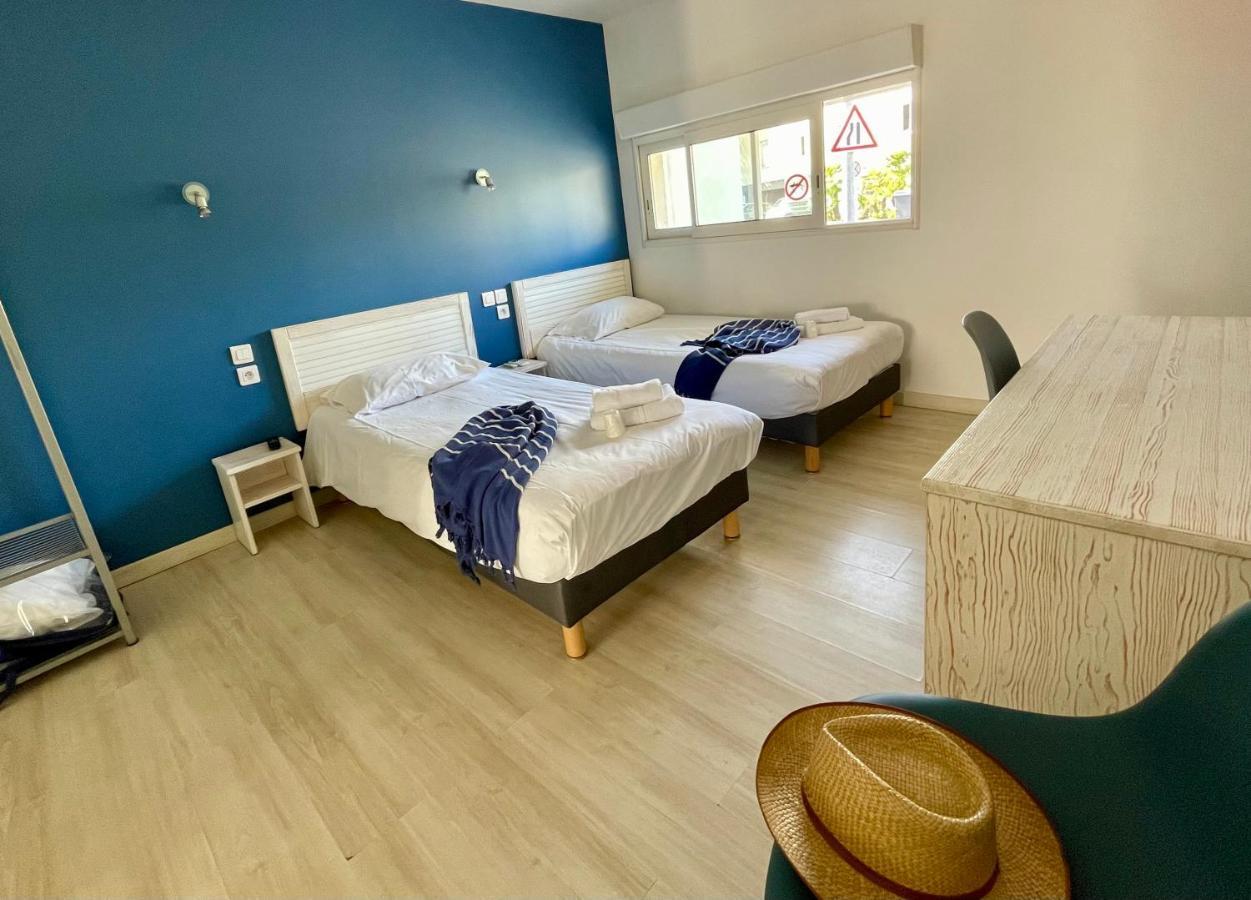 Amerique Hotel Palavas - Piscine - Plage Eksteriør bilde