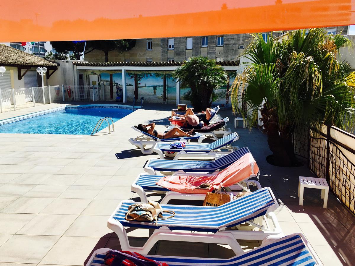 Amerique Hotel Palavas - Piscine - Plage Eksteriør bilde