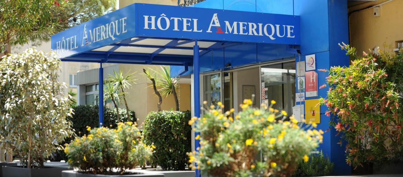 Amerique Hotel Palavas - Piscine - Plage Eksteriør bilde